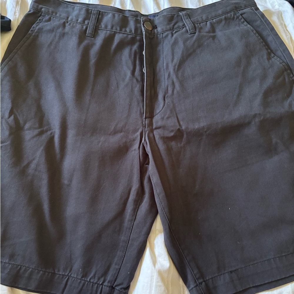GAP Brown Flat Front Shorts Casual Cotton Twill